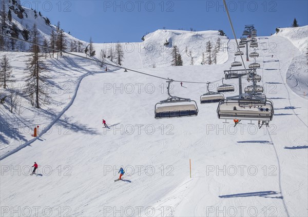 Steinplatte chairlift and Kammerkoer downhill run