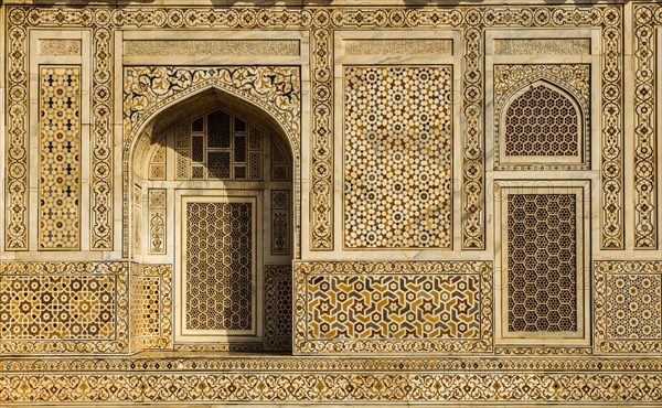 Finest marble inlays and filigree lattice windows