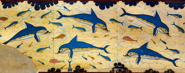 Dolphin frescoes