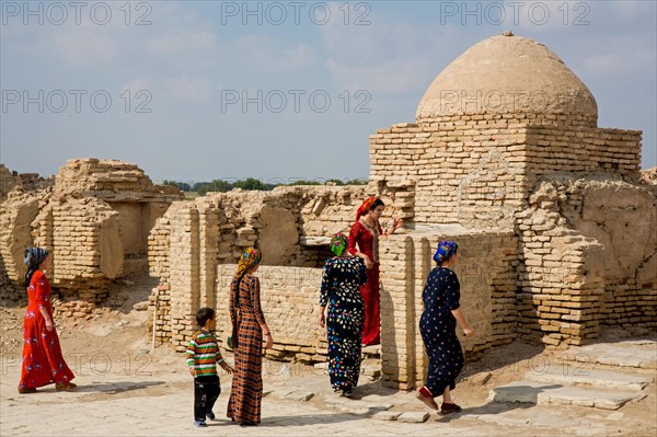 Women praying for children