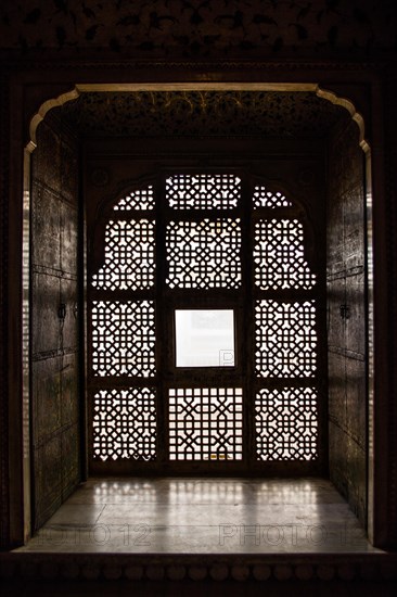 Filigree stone window