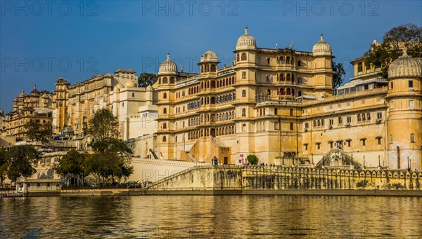 Lake Pichola overlooking City Palace