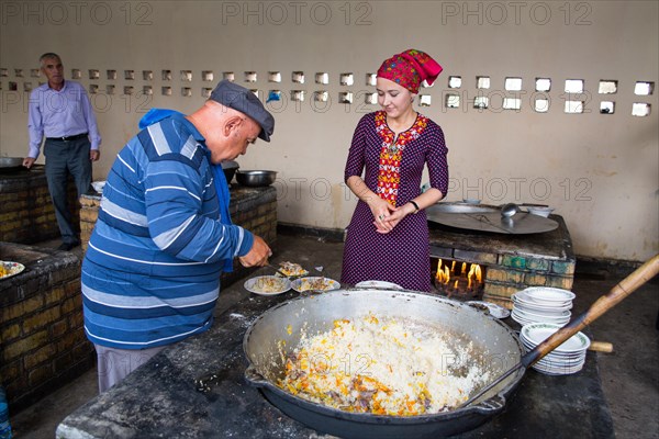 Large kitchen for pilgrims