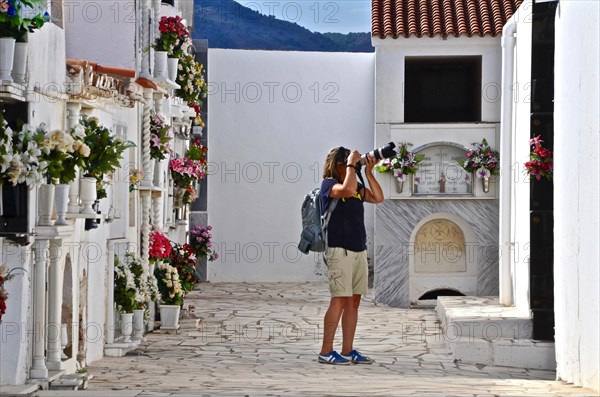 Photographer at Cemetery