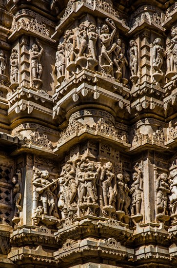 Relief with depictions of Vishnu