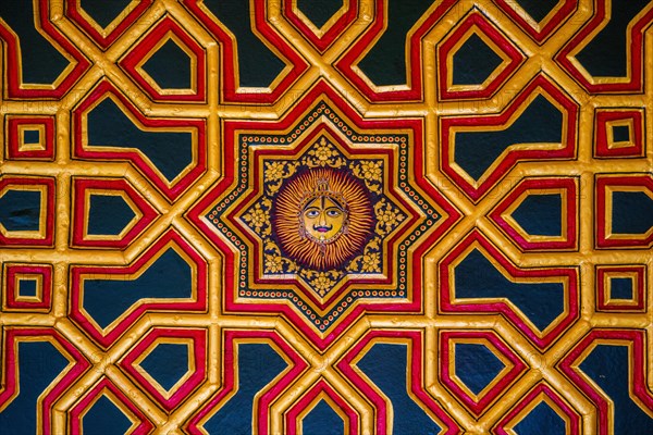 Ceiling of the private audience hall Anup Mahal