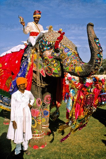 Festive parades with camels and elephants