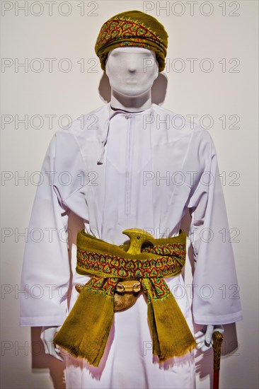 Men's traditional costume with scimitar