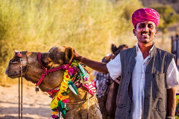 Horseback riding on dromedaries