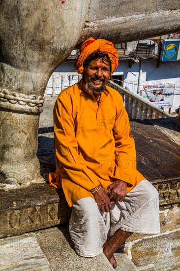 Priest at Jagdish Temple