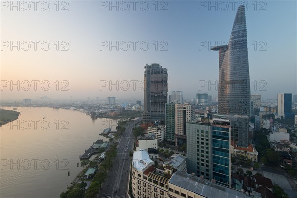 Dawn Sunrise Skyline Saigon