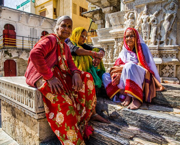 Women at the Jagdish Temple