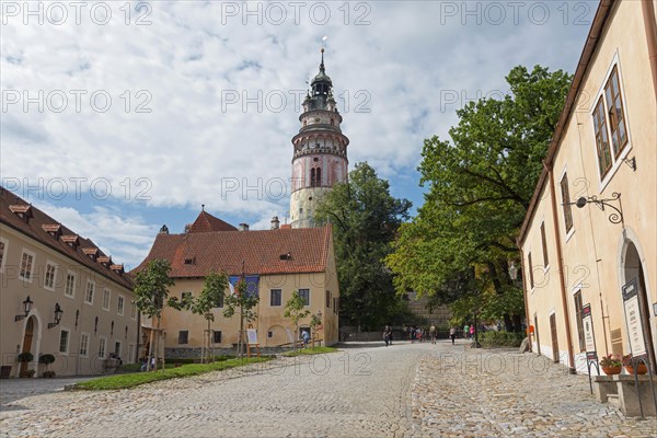 Cesky Krumlov Castle with Castle Tower