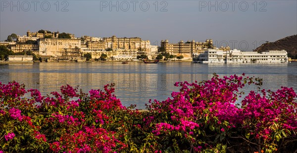 Lake Pichola overlooking City Palace and Lake Palace