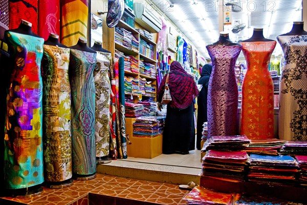 Splendid garments in the souq