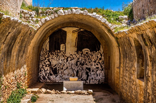 Powder magazine where insurgents committed suicide