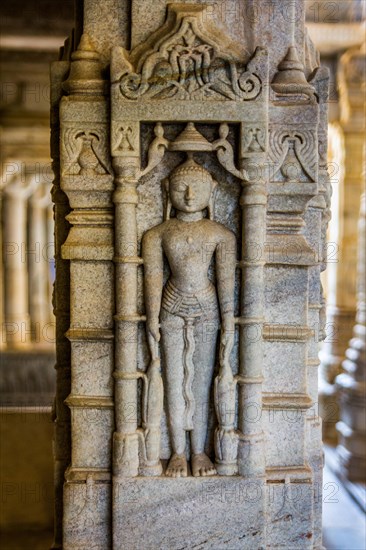 Finest marble relief in the Ranakpur temple complex