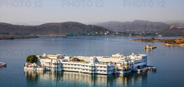 Lake Pichola overlooking Lake Palace