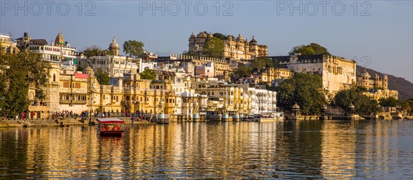 City Palace rises majestically above Lake Pichola