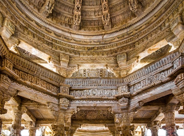 Finest marble relief in the Ranakpur temple complex