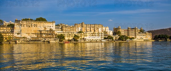 City Palace rises majestically above Lake Pichola