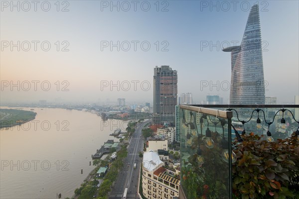 Dawn Sunrise Skyline Saigon