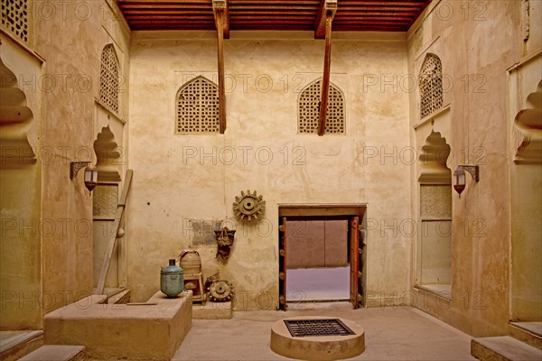 Inner courtyard with fountain