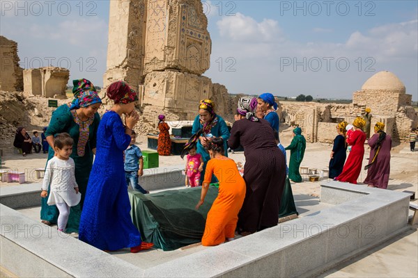 Women praying for children