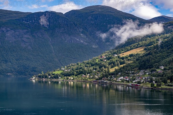 Landscape at Innvikfjord between Olden and Loen