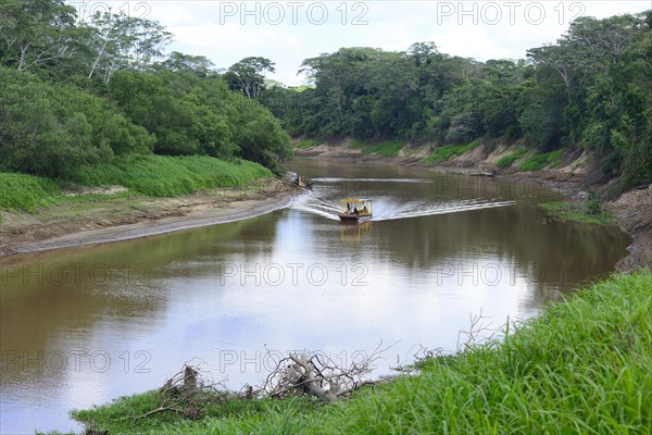 Longboat on the river