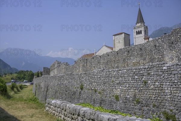 Cathedral of Sant Andrea Apostolo and city wall