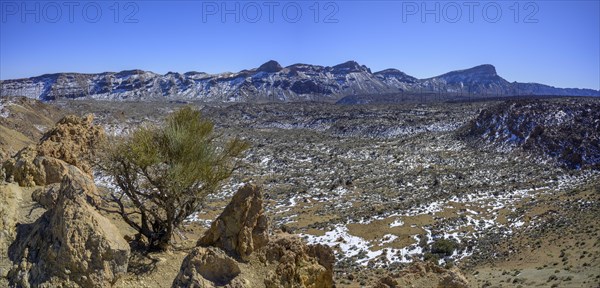 Landscape near Minas de San Jose with fresh snow