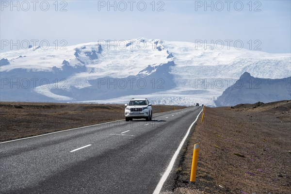 Car on country road