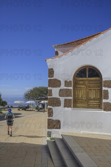 nuestra Senora de Carmen and terrace of the Camu Camu restaurant