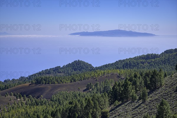 View from Birigoyo Volcano to La Gomera