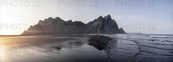 Black lava beach