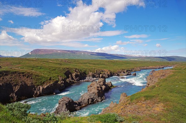 Rocky glacier river