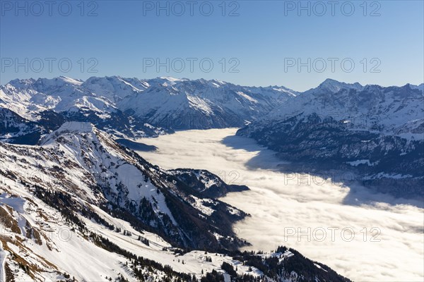 Sea of fog over the Haslital