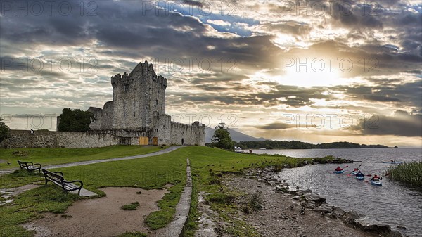 Ross Castle on Lake Lough Leane