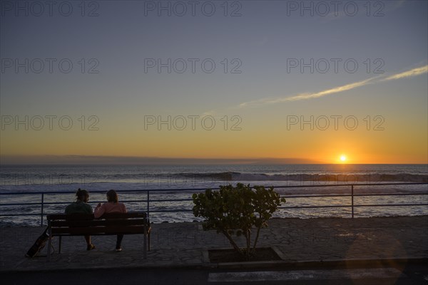 Sunset on the waterfront