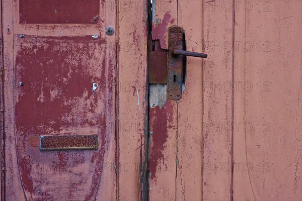 Rusty door handle