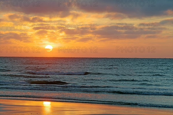 Sunset in Hirtshals