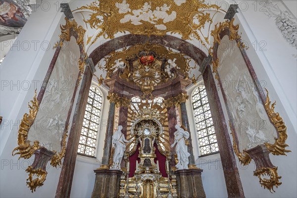 Interior view with side altar