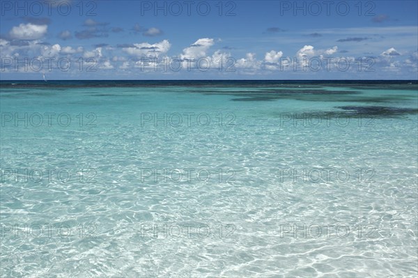 Crystal clear water on Pineapple Beach