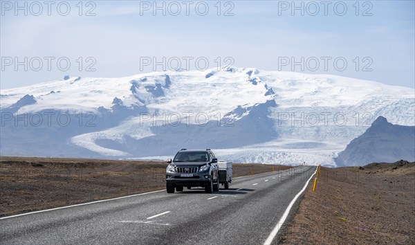 Car on country road