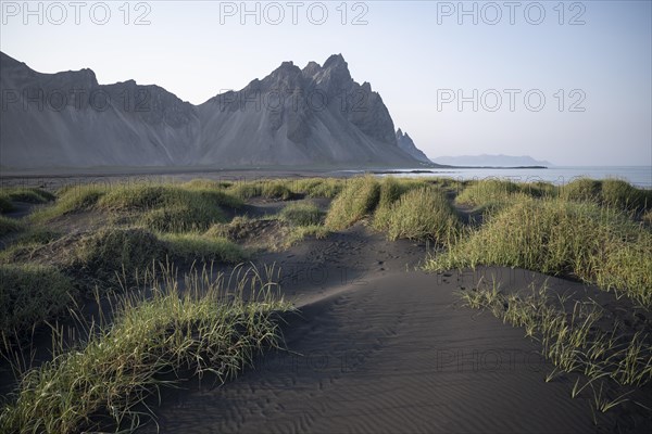 Black lava beach