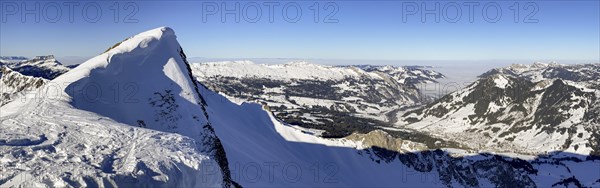 Panorama into Emmental