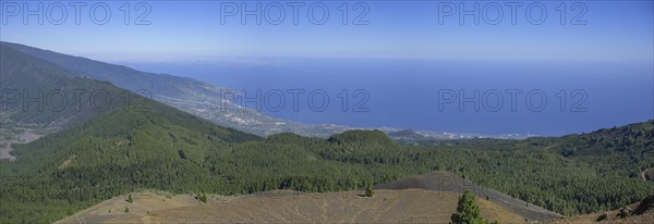 View from Birigoyo Volcano to Puerto Santa Cruz