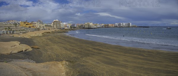 View of the coastal village