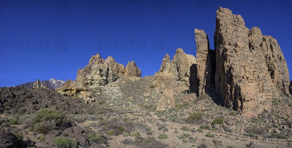 View of the Roques de Garcia from the hiking trail